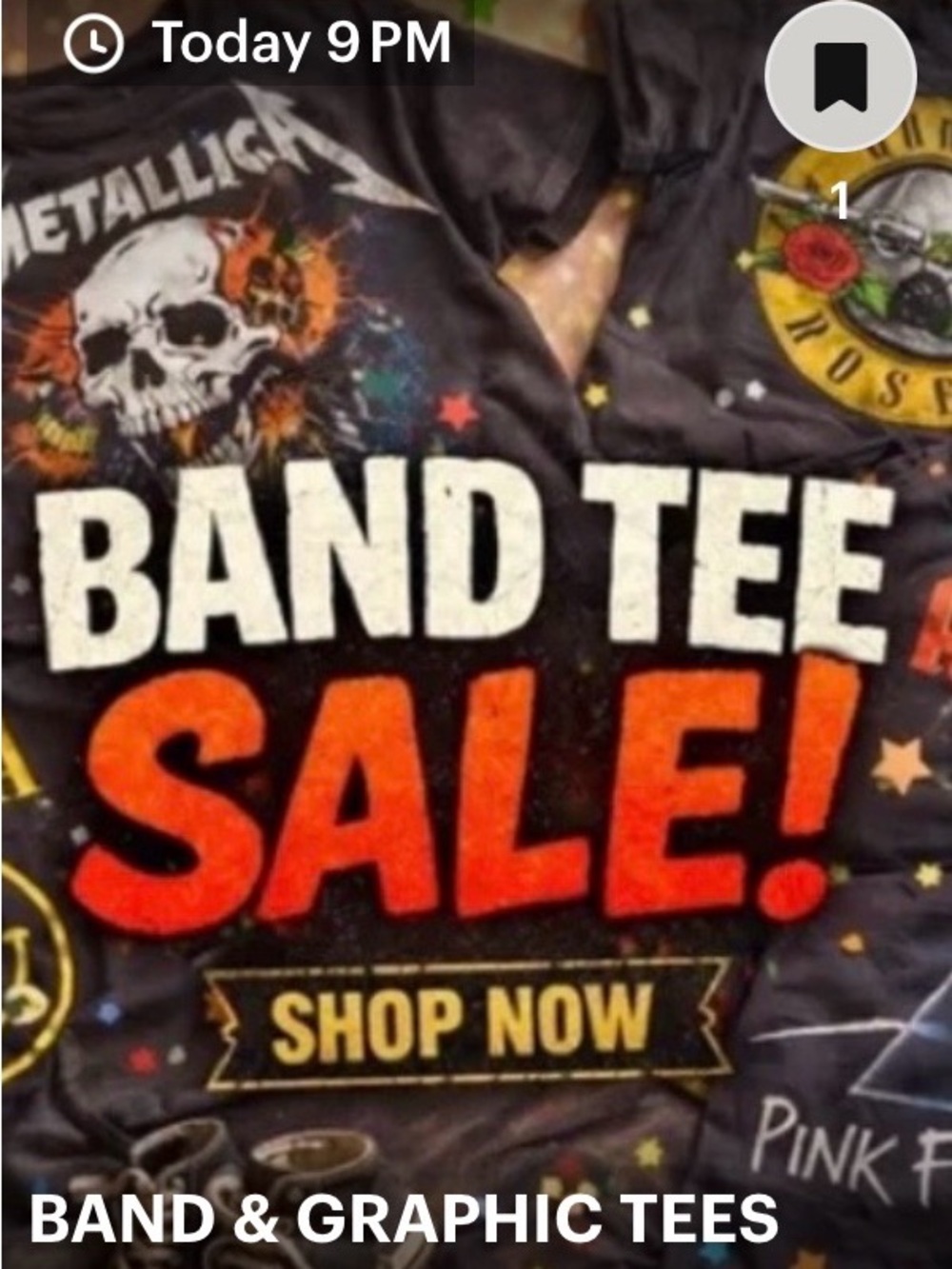 BAND TEE SHOW FLYER